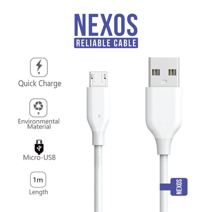 NEXOS Micro-USB Android Cable Fast charging, QC 3.0 | 6 months warranty