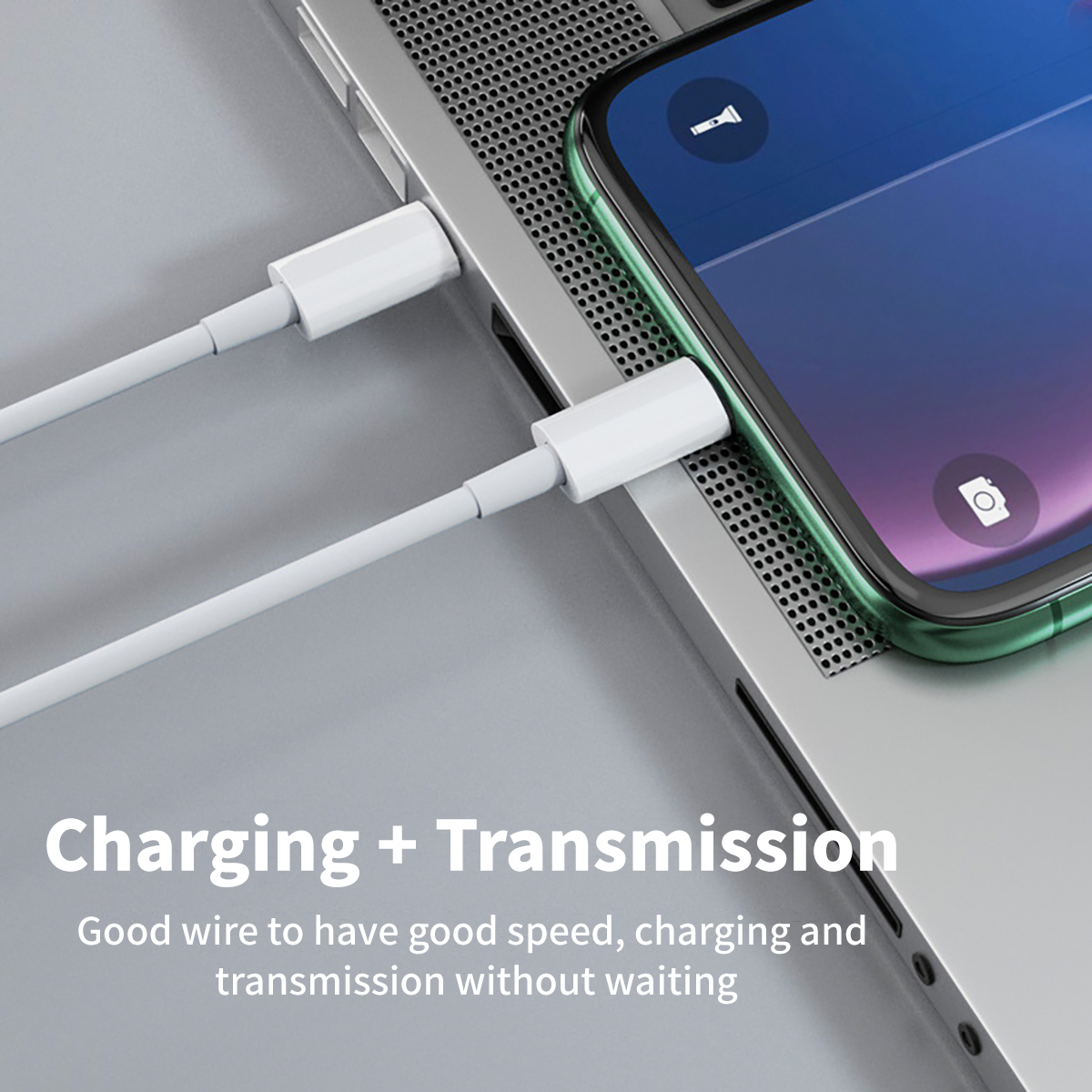 NEXOS iPhone cable, Lightning Fast Charging | 6 Months Warranty | 1 M, 2M, 3M.