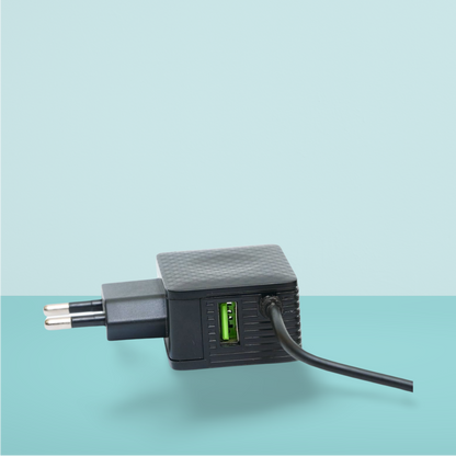 NEXOS Mobile charger Single USB with Micro-Usb cable | 2.4A charging | 6 months warranty